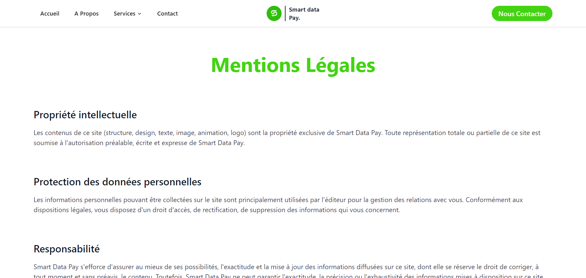 Smart Data Pay